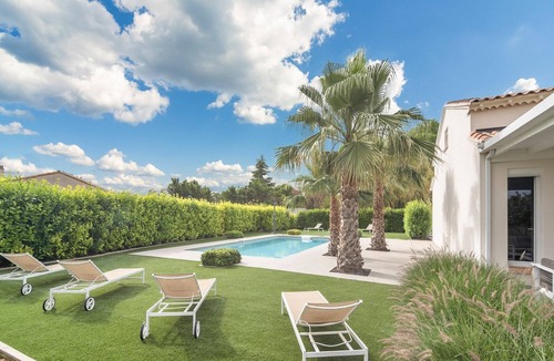 Saint-Genies-de-Fontedit Villa | Villa in Occitanie with Private Pool