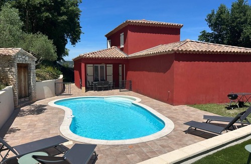Saint-Julien-de-Peyrolas Villa | Villa with private pool - 5 minutes from the beach and 5 minutes from the Gorges de l'Ardèche.