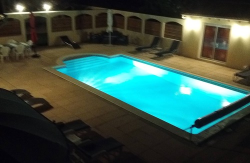 Saint-Laurent-La-Vernede Villa | Villa sleeps 8/9, heated pool (9x5m), Jacuzzi (7places), games room.