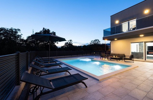 Dicmo Villa | Villa Gabriel with heated pool, Jacuzzi, sauna, children playground, WIFI, private parking, pet friendly