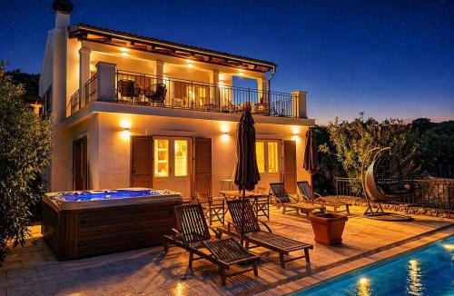 Punta Kriza Villa | VILLA GEMINI Luxus Pool und Meerblick Punta Križa
