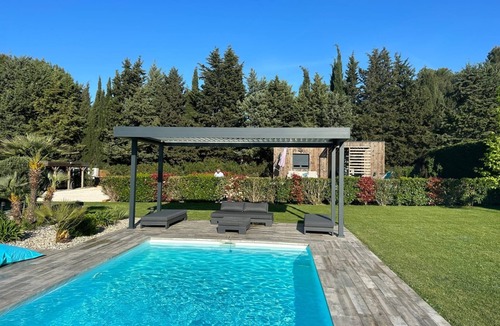 Bouc-Bel-Air Villa | Villa GIOIA and its independant chalet, swimming pool, spa on 2000m2 landscaped garden
