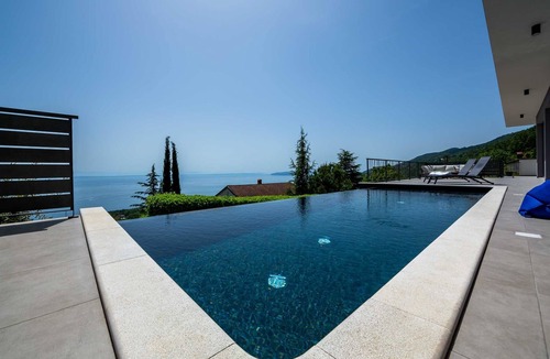 Poljane Villa | Villa Grand Vision - modern luxury villa with a private pool, sea views and 5 bedrooms by MyWaycation