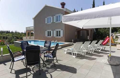 Cilipi Apartment | Villa Harmonia with patio and shared pool