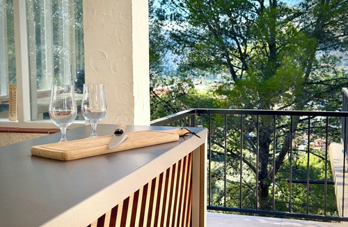 Orba House | Villa Horizonte with pool and pool house, mountain and nature views