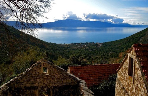 Zaostrog House | Villa Kapetan in Srida Sela with panoramic views