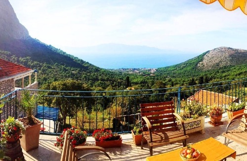 Zaostrog House | Villa Kapetan in Srida Sela with panoramic views