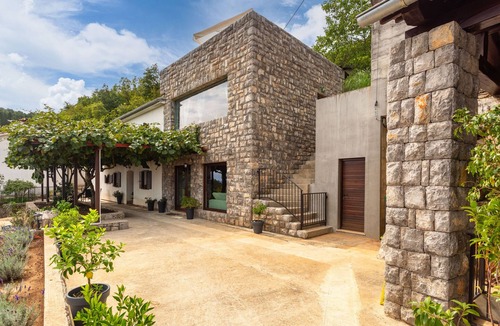 Poljane Villa | Villa Karla, pool with beautiful sea view