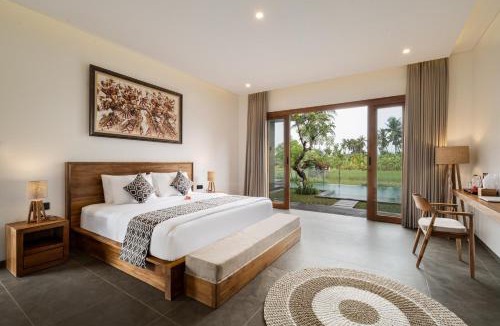 Mas Villa | Villa Kayuan - NEW! Cozy 2-Bedroom with Scenic Ricefield Views