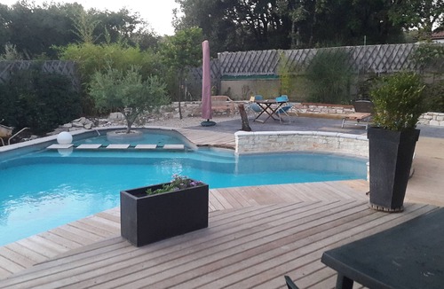 Orgnac-l'Aven Villa | Villa "La Den des Chênes Greens" 160m2 private pool and garden