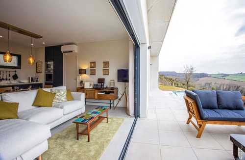 Salvagnac Villa | Villa Le Belvédère - Design - Pool - View - Gaillac