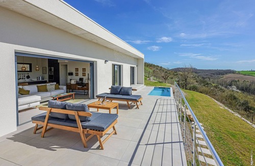 Salvagnac Villa | Villa Le Belvédère - Design - Pool - View - Gaillac