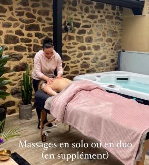 La Vicomte-sur-Rance Bed & Breakfast | Villa Lily Spa, chambre d’hôtes avec spa privatif