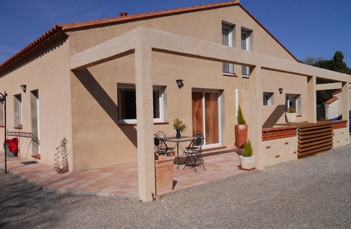 Villelongue-dels-Monts Villa | Villa located 10 km from argeles with indoor pool, air conditioning, wifi, garden