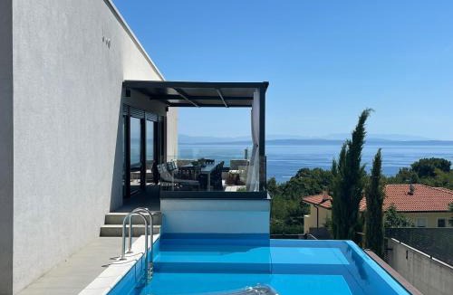 Lovran Villa | Villa Loqua, Seaview & Private Pool