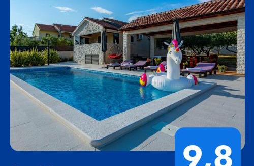 Sveti Filip i Jakov Villa | Villa Lorema-pet friendly on 5000 sqm garden,pool, jacuzzi, billiard&PS5
