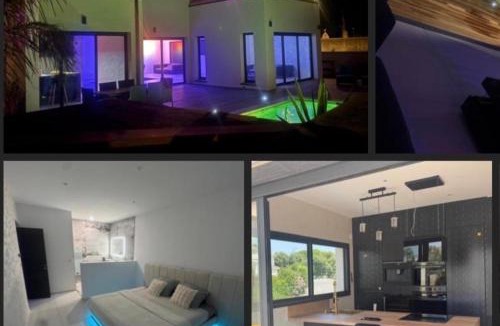 Villetelle Villa | Villa luxueuse Piscine Chauffée & SPA
