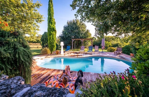 Castelnau-de-Montmiral Villa | Villa Magarre - Heated pool - Spa - Nature