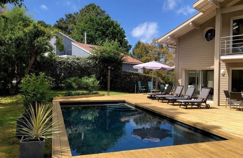 Seignosse House | Villa Malauric Avec Piscine Chauffée
