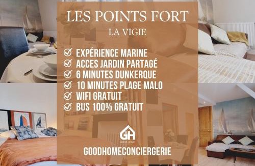 Coudekerque-Branche Apartment | *Villa Marine*La Vigie - Duplex