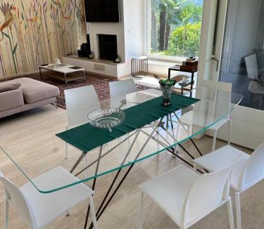 Carona Villa | Villa Martino pool and lake view