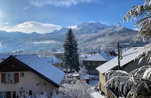 Barcelonnette Apartment | Villa Meyronnes 3 chambres vue degagée montagnes