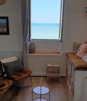 Mers-les-Bains Apartment | Villa Mignon grand studio vue Mer
