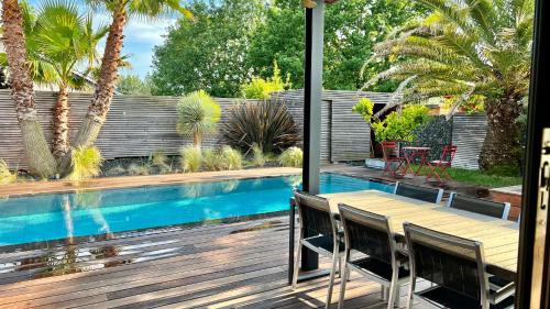 Gujan-Mestras Villa | Villa Miroir d'O - Piscine chauffée