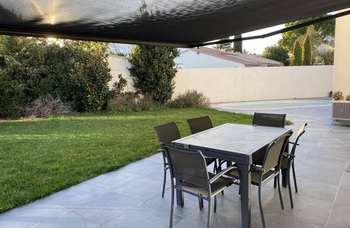 Baillargues House | Villa Moderne et Spacieuse, 4 Chambres, Piscine et Clim, à 15mn de Montpellier