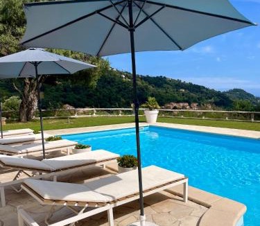 Menton Villa | Villa-Monti Luxury Villa with Private Pool, Fully Air Conditioned Bedrooms, 5 Star Superhosts!