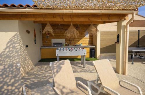 Bon-Encontre Villa | Villa piscine chauffée babyfoot pétanque ping-pong