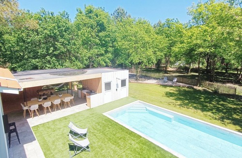 Biscarrosse Villa | Villa pool and spa 20 persons
