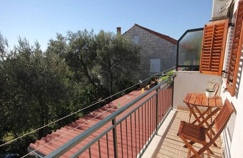 Brsecine Apartment | Villa Ro - Ela - One Bedroom Apartment with Balcony and Sea View - A1