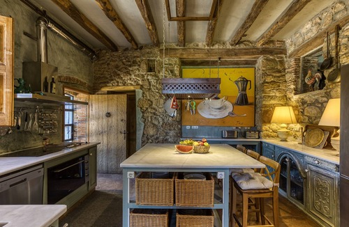 Arbucies Villa | Villa 'Romana Restaurada Entre' with Mountain View, Private Pool and Wi-Fi