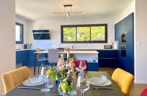 Bretignolles-sur-Mer Villa | Villa Rosemonde Pool Pétanque Walk to Beach Sleeps 8 in Brétignolles