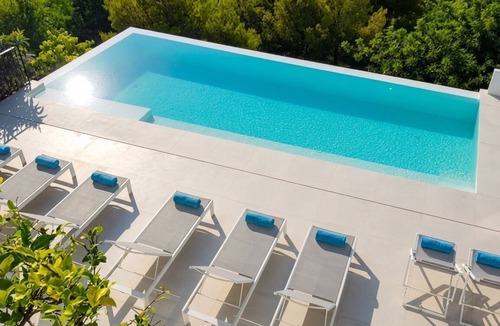 Sitges Villa | Villa Sitges Colonial. Impressive sea views. High design. Renovated.