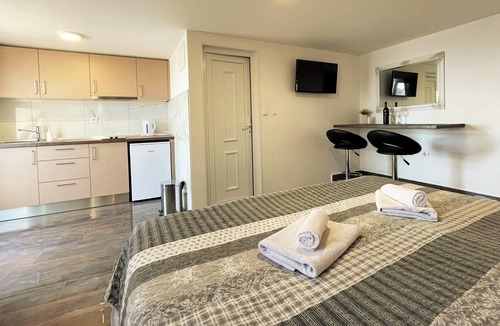 Zupa dubrovacka Apartment | Villa Sunset Studio 2 persons at poolside,sea view