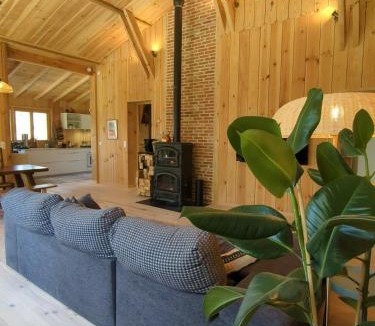 Mezos House | Villa surf-yoga with private lush garden & sandy stream