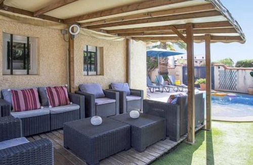 Sainte-Marie-la-Mer Apartment | Villa T5 Avec Piscine Privée Proche Plage et Commerces - 8ceris10