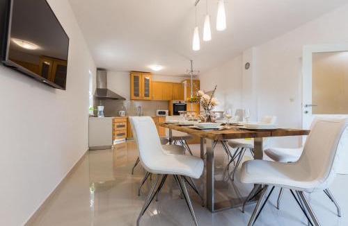 Policnik Villa | Villa Tina with Swimming Pool, Tennis court, Games room, Sauna, Gym, BBQ