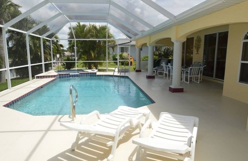 Cape Coral House | Villa Tropical Paradise, Pool + Spa, Gulf access, boat for additional fee