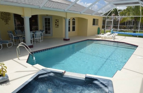 Cape Coral House | Villa Tropical Paradise, Pool + Spa, Gulf access, boat for additional fee