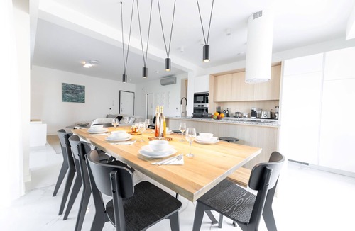 Vinjerac Apartment | Villa Velebit - luxurious flat on beachfront with private pool and stunning view