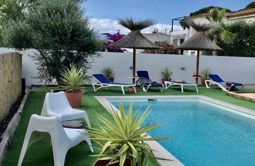 L'Escala House | Villa vue Exceptionnelle Résidentiel 900m de la Plage Wifi ,climatisation
