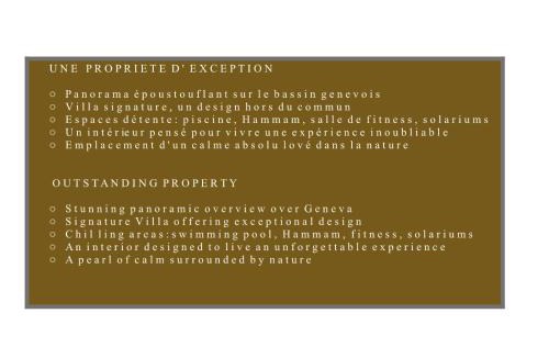 Cranves-Sales Villa | Villa vue Lac Léman et montagne Proche Genève