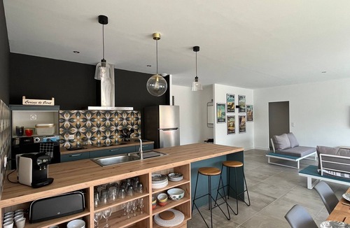 Montesquieu-des-Alberes Villa | Villa with heated pool, 3 suites overlooking the Albères massif.