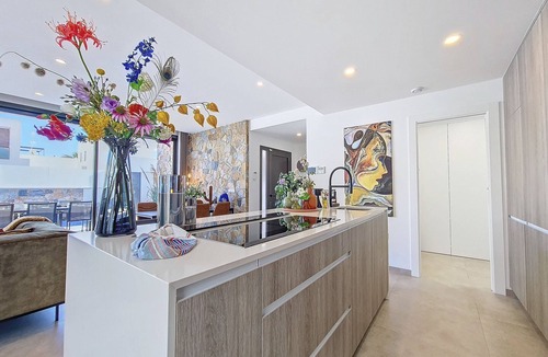 Santiago de la Ribera Villa | Villa with private pool, and terrace, Wi-Fi and BBQ