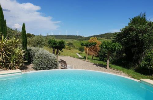 Montbrun-des-Corbieres Villa | Villa with heated pool, jacuzzi, sports field and stunning views