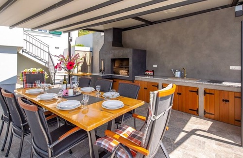 Hreljin Villa | Villa with heated pool, 9 people, sea view