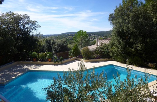 Saint-Gely-du-Fesc Villa | Villa with large private pool, by golf course, views of village, Languedoc area.
